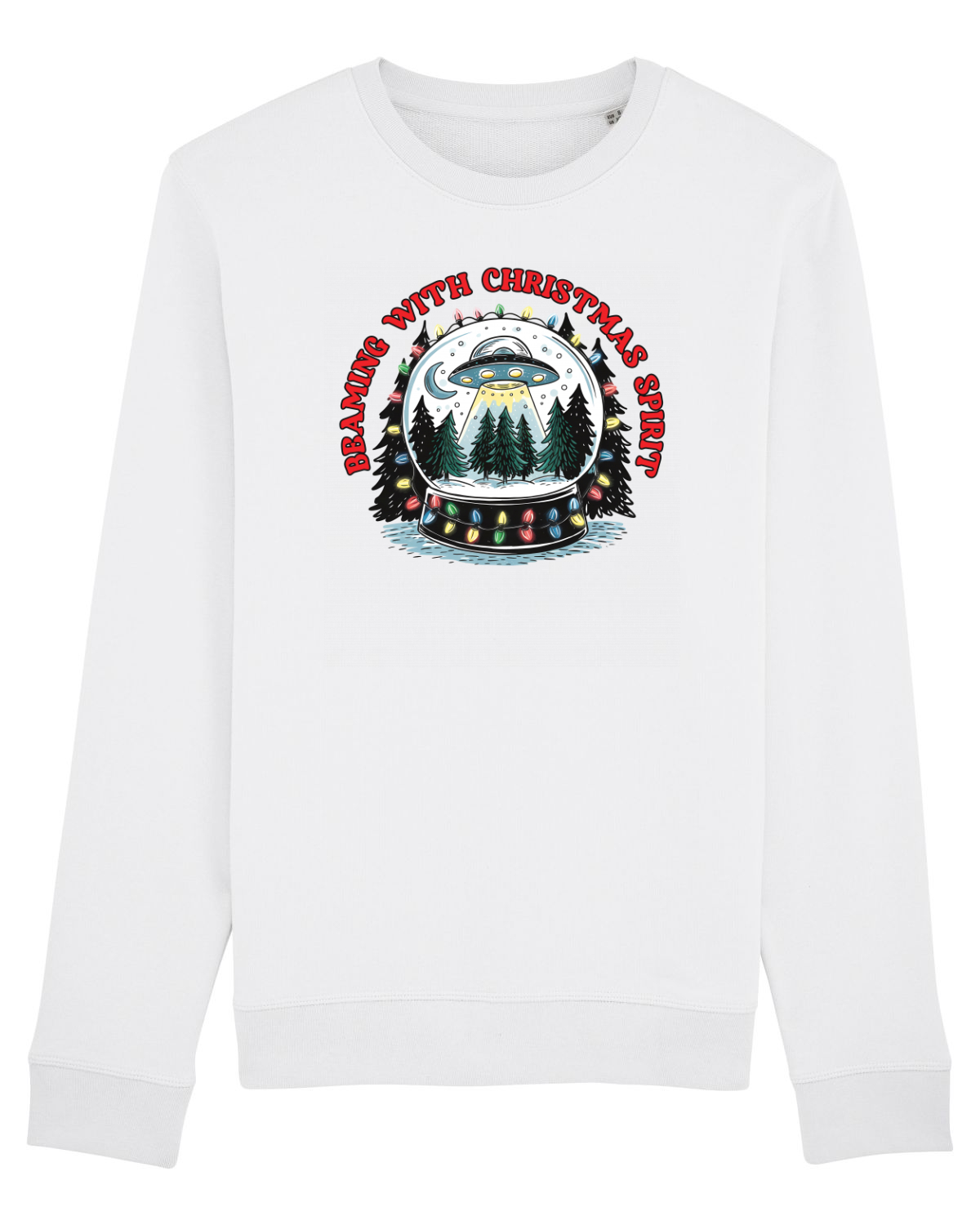 Bluză mânecă lungă Unisex Rise White