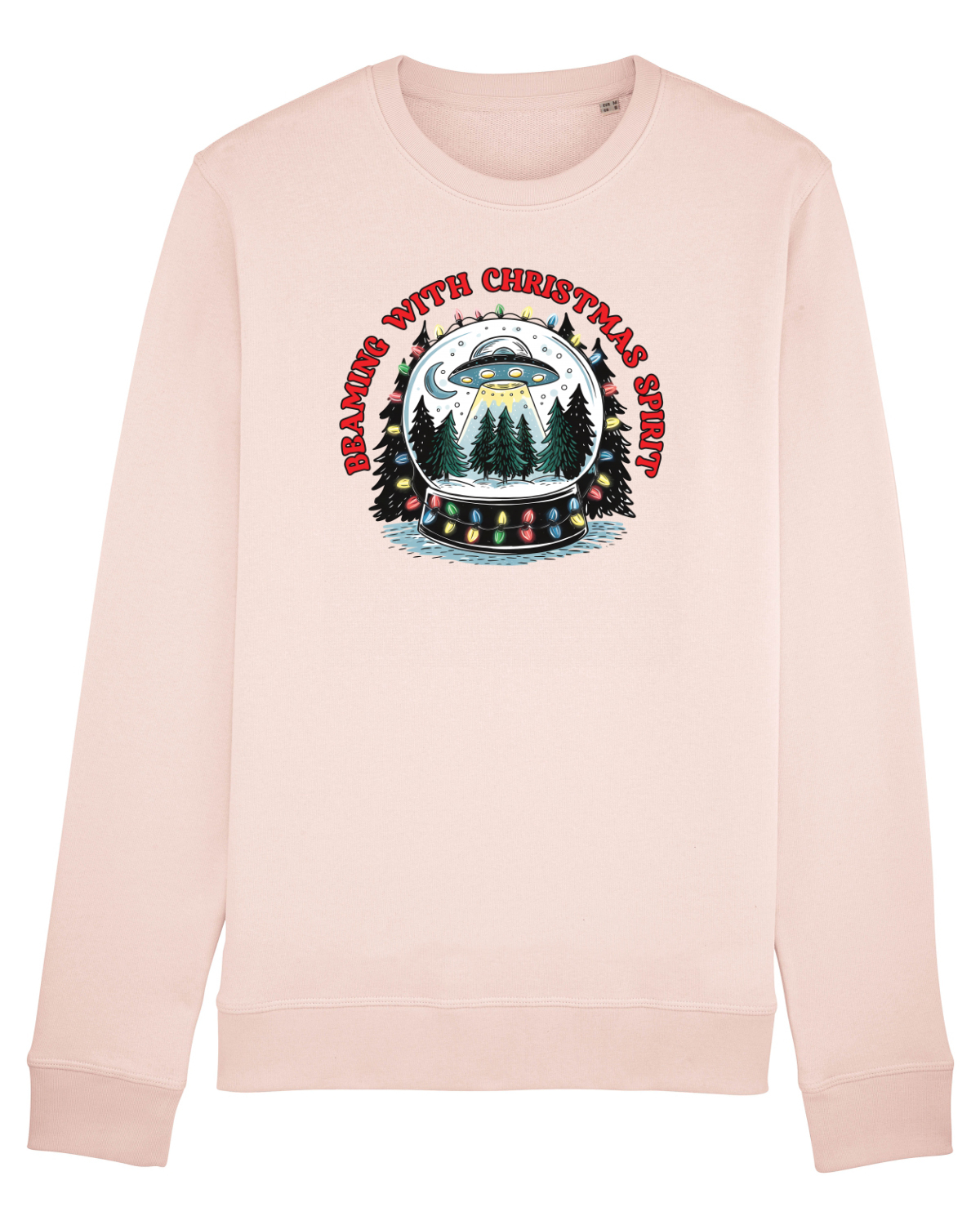 Bluză mânecă lungă Unisex Rise Candy Pink