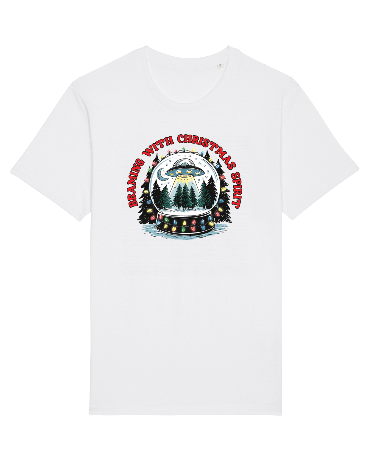 Tricou mânecă scurtă Unisex Rocker White