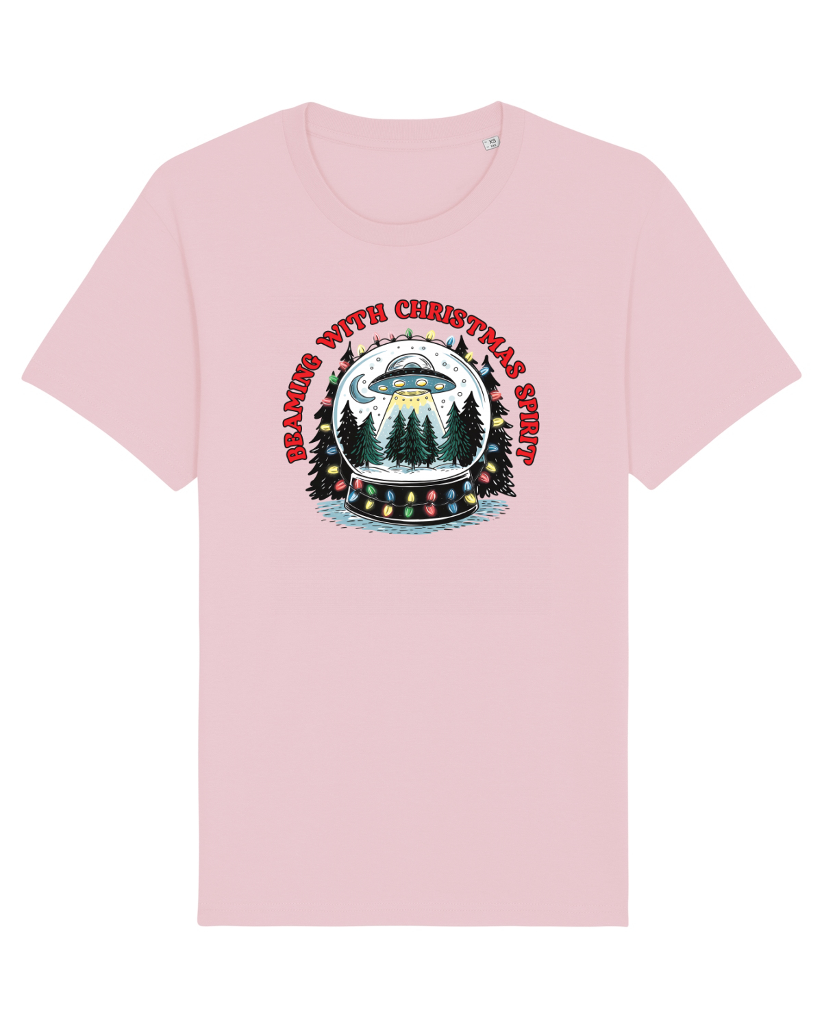 Tricou mânecă scurtă Unisex Rocker Cotton Pink