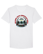 Crăciun extraterestru - Beaming with Christmas spirit Tricou mânecă scurtă guler larg Bărbat Skater