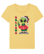 Crăciun extraterestru - Believe Tricou mânecă scurtă guler larg fitted Damă Expresser