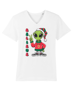 Crăciun extraterestru - Believe Tricou mânecă scurtă guler V Bărbat Presenter