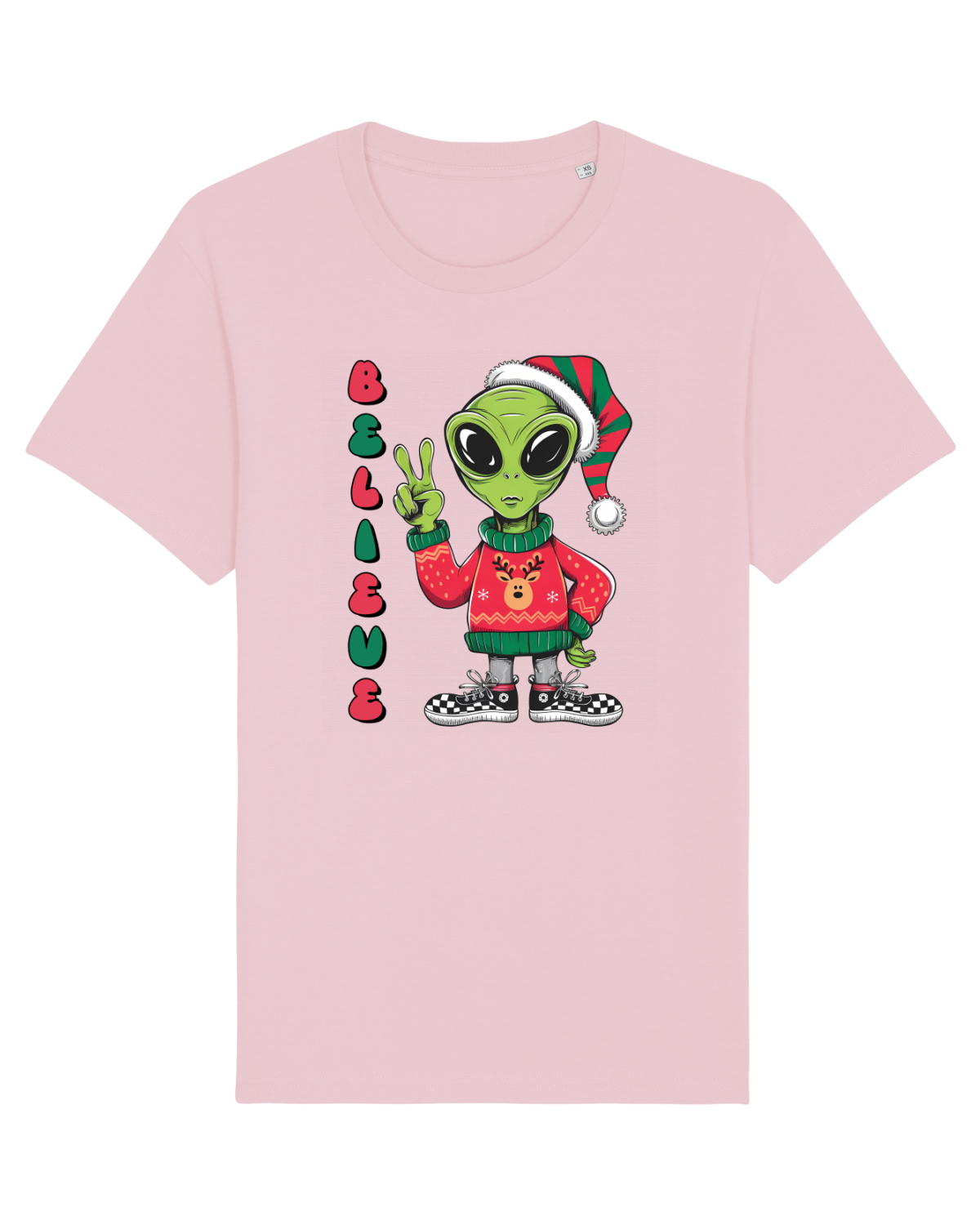 Tricou mânecă scurtă Unisex Rocker Cotton Pink