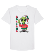 Crăciun extraterestru - Believe Tricou mânecă scurtă guler larg Bărbat Skater