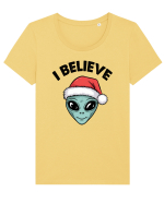 Crăciun extraterestru - I believe Tricou mânecă scurtă guler larg fitted Damă Expresser