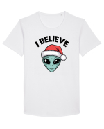 Crăciun extraterestru - I believe Tricou mânecă scurtă guler larg Bărbat Skater