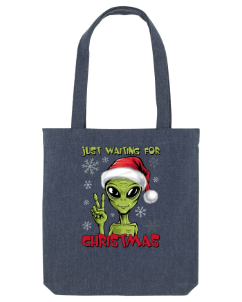 Crăciun extraterestru - Just waiting for Christmas Midnight Blue
