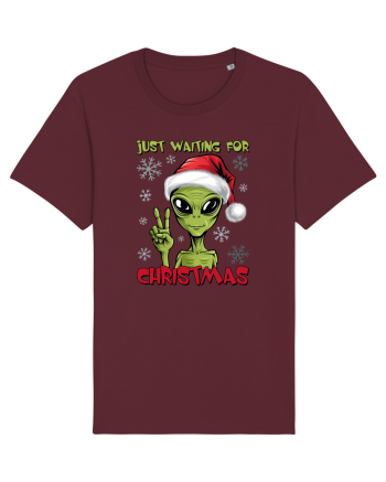Crăciun extraterestru - Just waiting for Christmas Burgundy