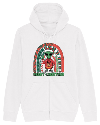 Crăciun extraterestru - Merry Christmas Alien White