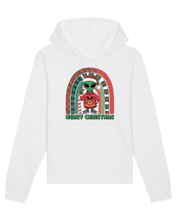 Crăciun extraterestru - Merry Christmas Alien White