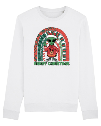 Crăciun extraterestru - Merry Christmas Alien White