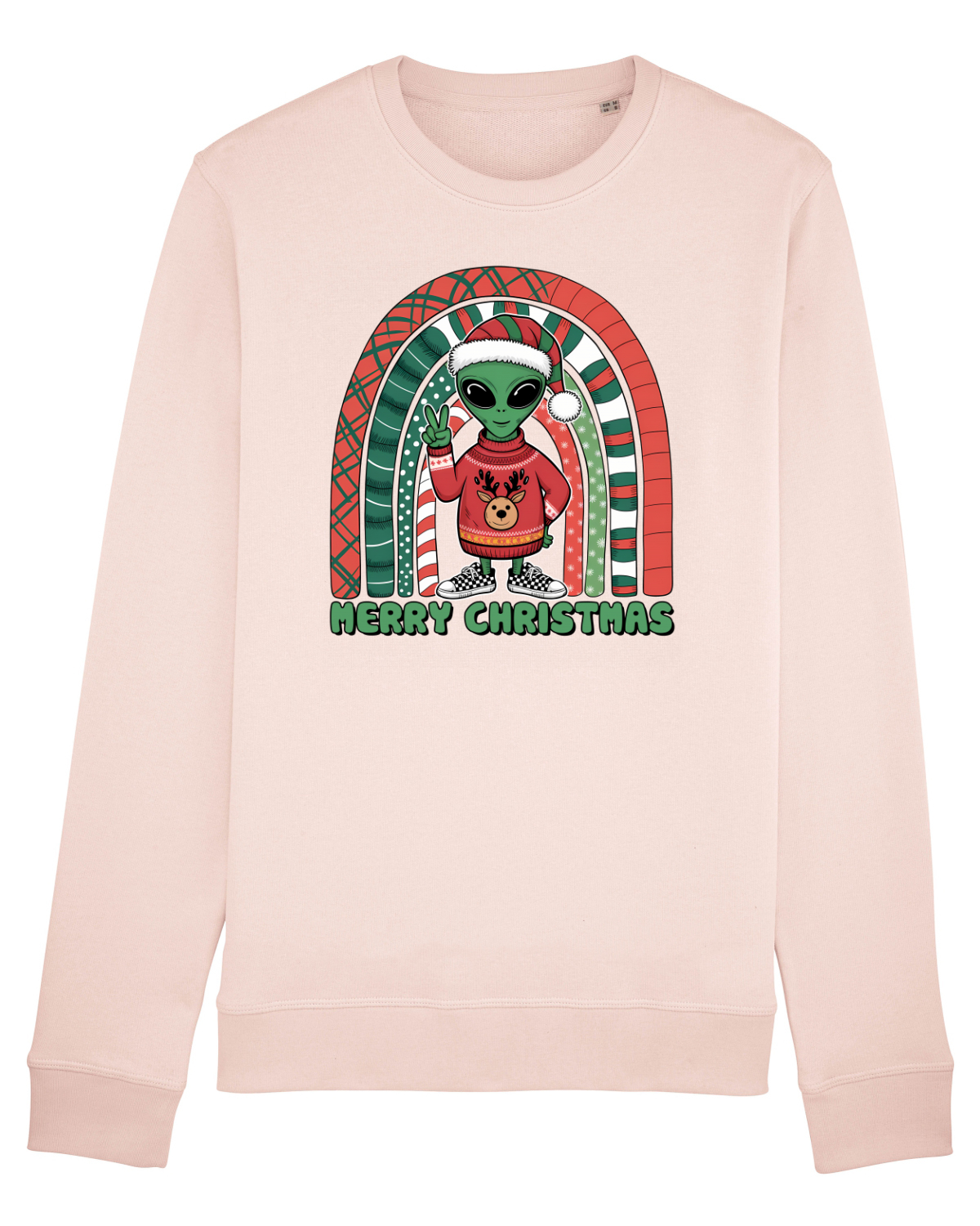 Bluză mânecă lungă Unisex Rise Candy Pink