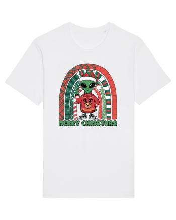 Crăciun extraterestru - Merry Christmas Alien White