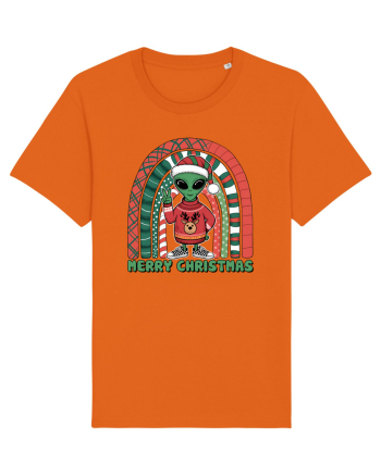 Crăciun extraterestru - Merry Christmas Alien Bright Orange