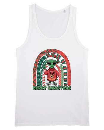 Crăciun extraterestru - Merry Christmas Alien White