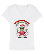 Crăciun extraterestru - My Christmas spirit is out of this world Tricou mânecă scurtă guler V Damă Evoker