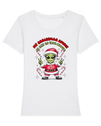 Crăciun extraterestru - My Christmas spirit is out of this world White