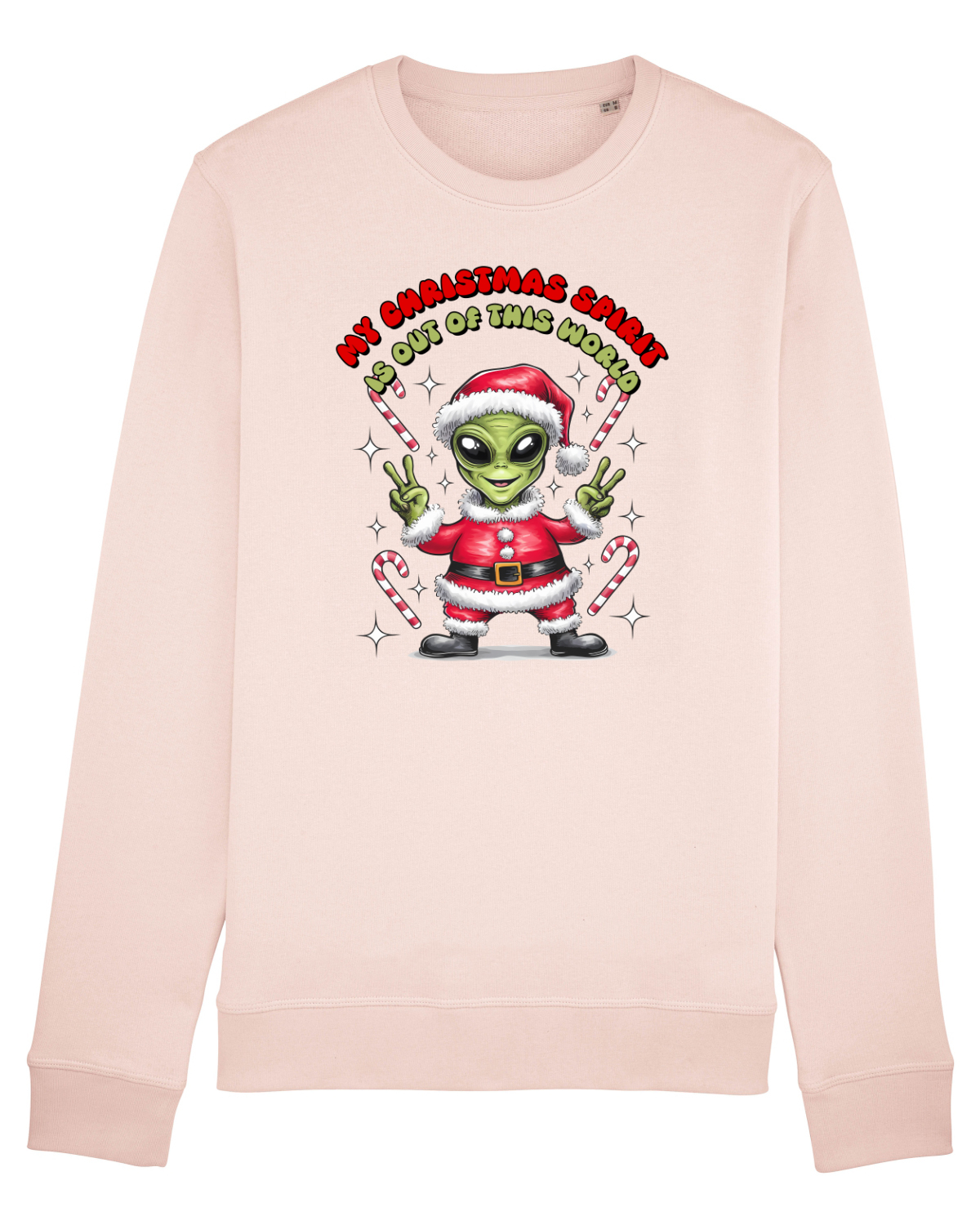 Bluză mânecă lungă Unisex Rise Candy Pink