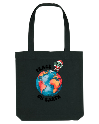 Crăciun extraterestru - Peace on Earth Black