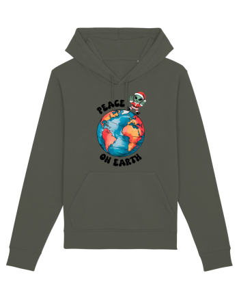 Crăciun extraterestru - Peace on Earth Khaki