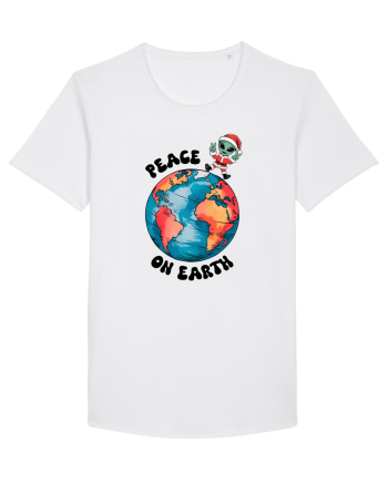 Crăciun extraterestru - Peace on Earth White