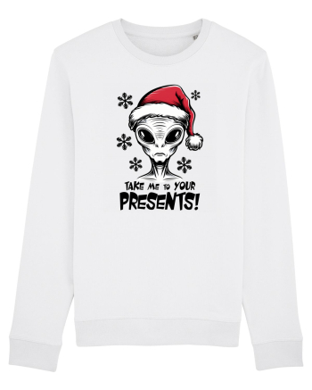 Crăciun extraterestru - Take me to your presents White