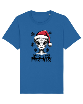 Crăciun extraterestru - Take me to your presents Royal Blue