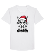 Crăciun extraterestru - Take me to your presents Tricou mânecă scurtă guler larg Bărbat Skater