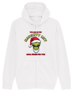 Crăciun extraterestru - You are on the naughty list Hanorac cu fermoar Unisex Connector