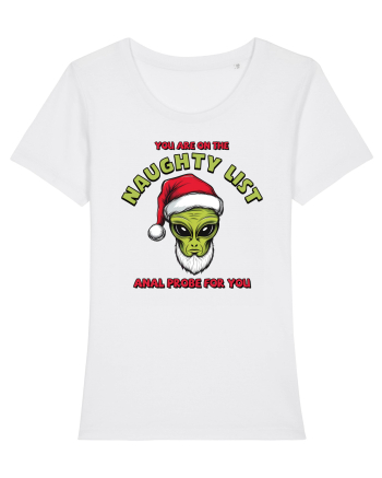 Crăciun extraterestru - You are on the naughty list White