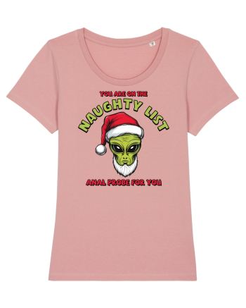 Crăciun extraterestru - You are on the naughty list Canyon Pink