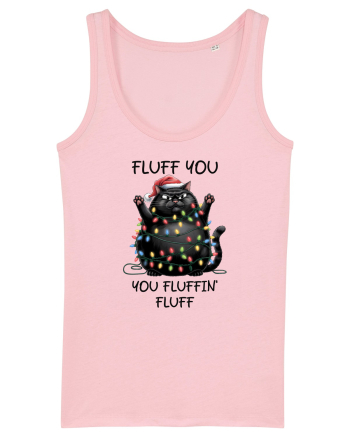 de Crăciun cu pisici rebele - Fluff you - you fluffin fluff Cotton Pink