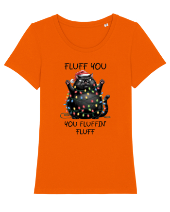 de Crăciun cu pisici rebele - Fluff you - you fluffin fluff Bright Orange