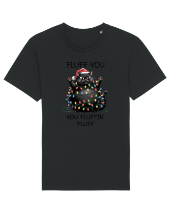 de Crăciun cu pisici rebele - Fluff you - you fluffin fluff Black