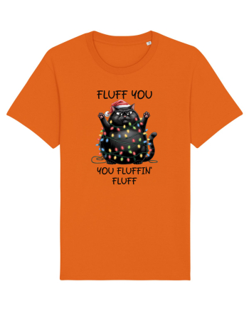de Crăciun cu pisici rebele - Fluff you - you fluffin fluff Bright Orange