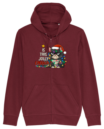 de Crăciun cu pisici rebele - Is this jolly enough Burgundy