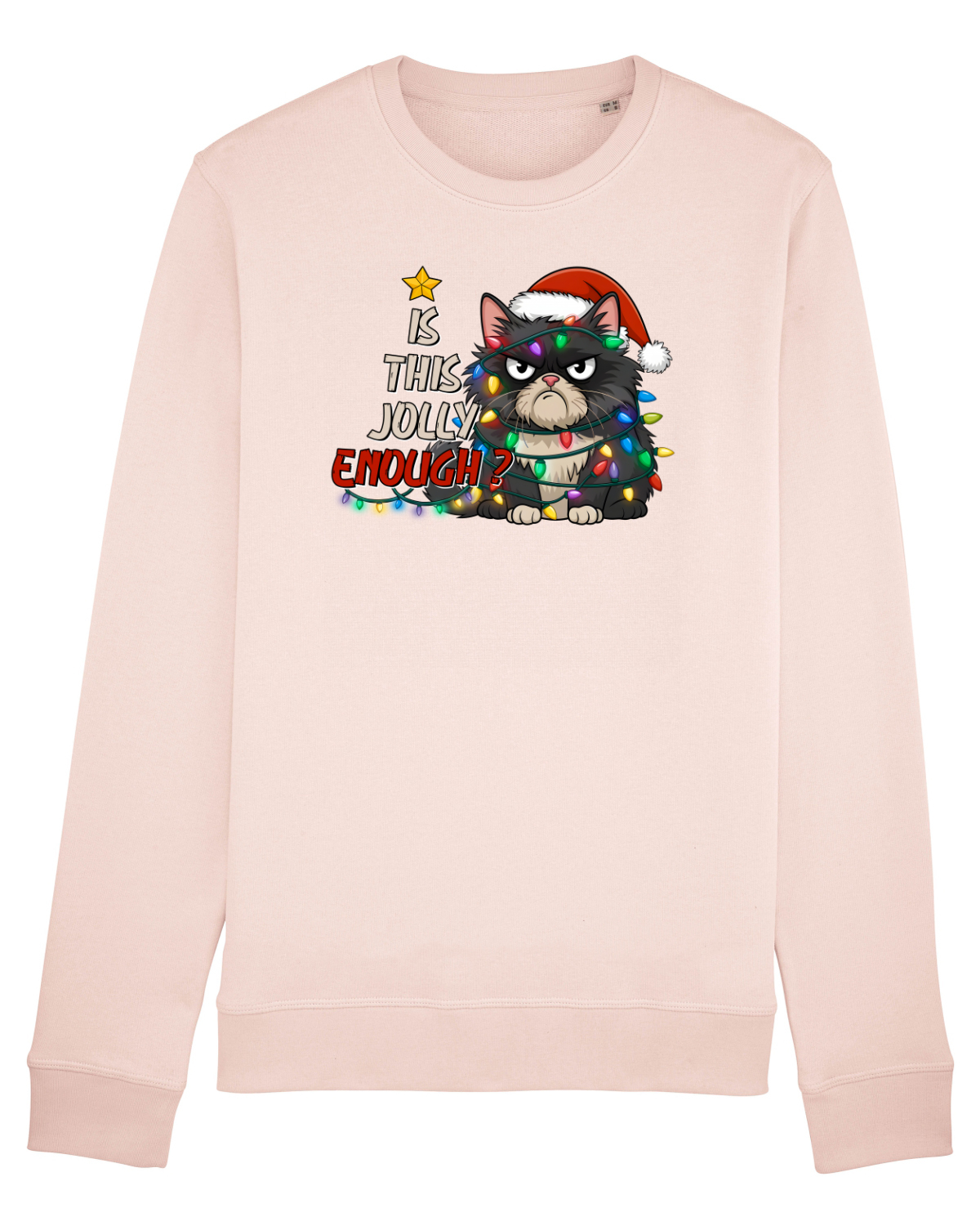Bluză mânecă lungă Unisex Rise Candy Pink