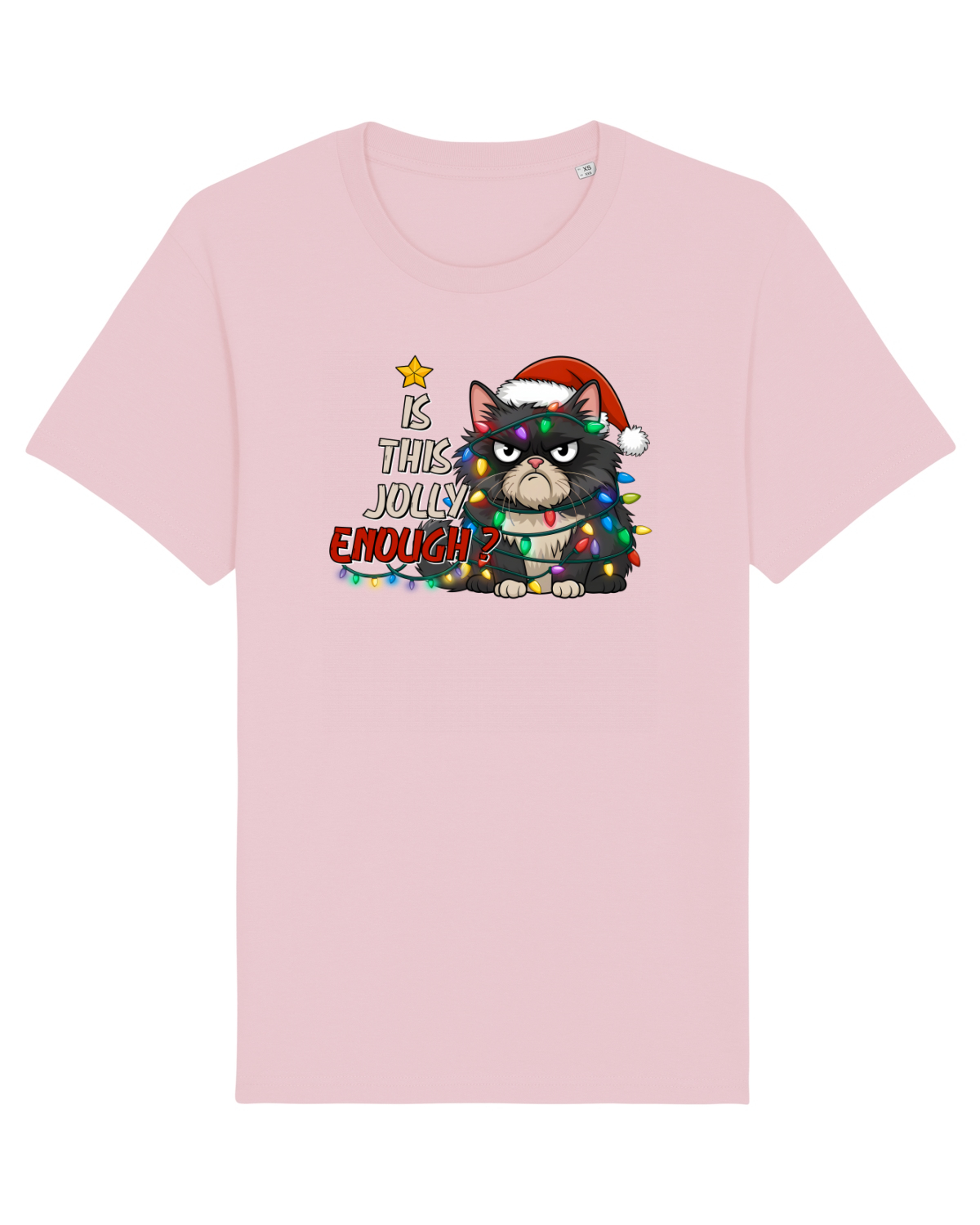 Tricou mânecă scurtă Unisex Rocker Cotton Pink