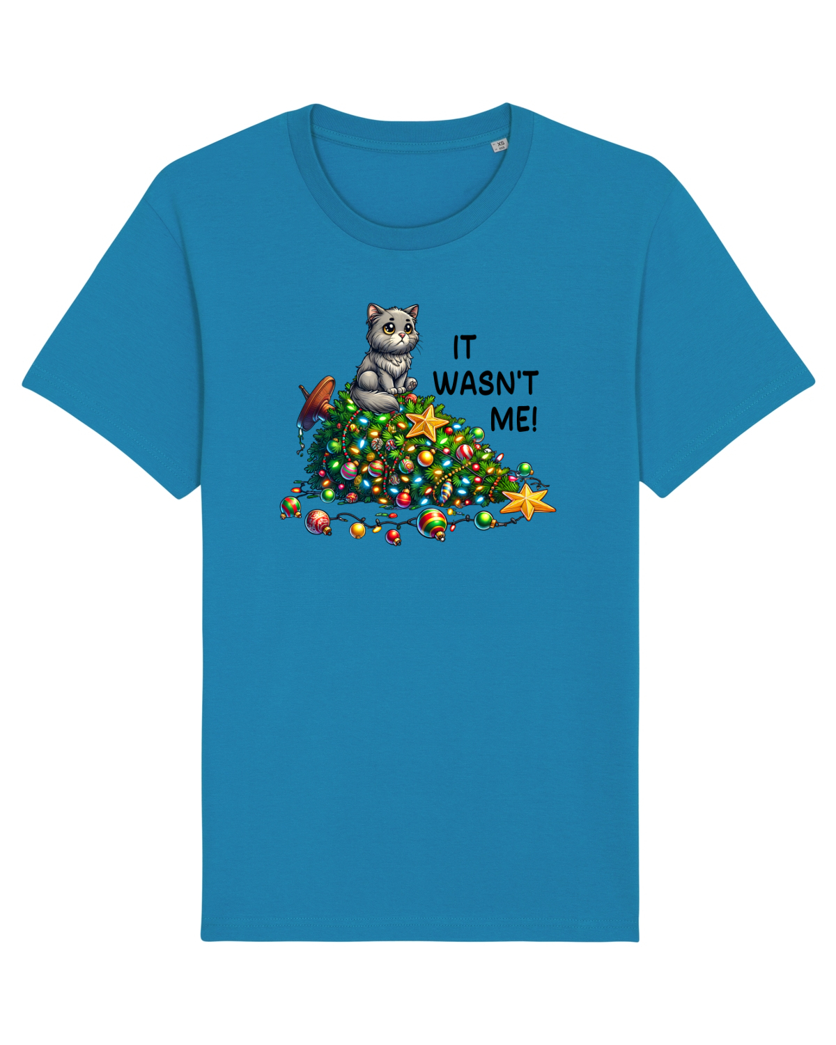 Tricou mânecă scurtă Unisex Rocker Azur