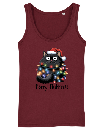 de Crăciun cu pisici rebele - Merry Fluffmas Burgundy