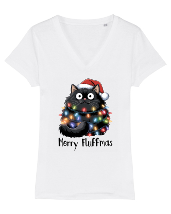 de Crăciun cu pisici rebele - Merry Fluffmas White