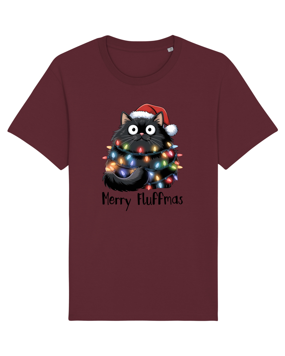 Tricou mânecă scurtă Unisex Rocker Burgundy