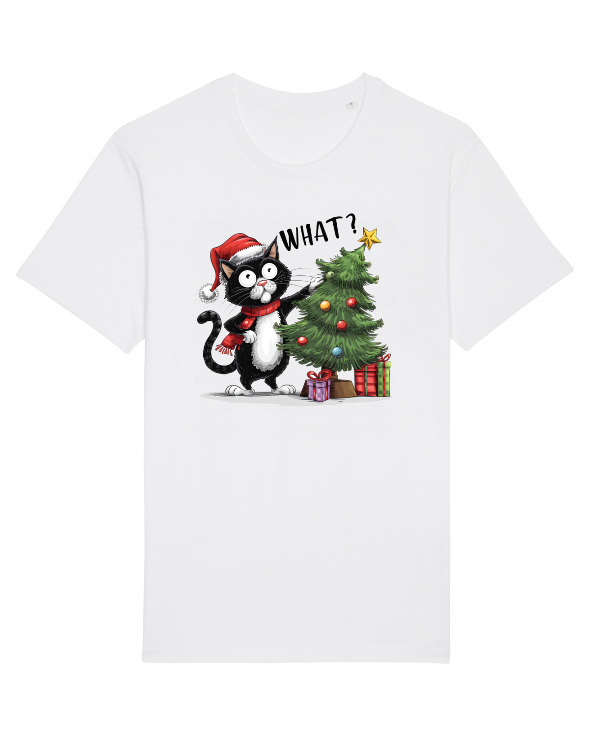 Tricou mânecă scurtă Unisex Rocker White