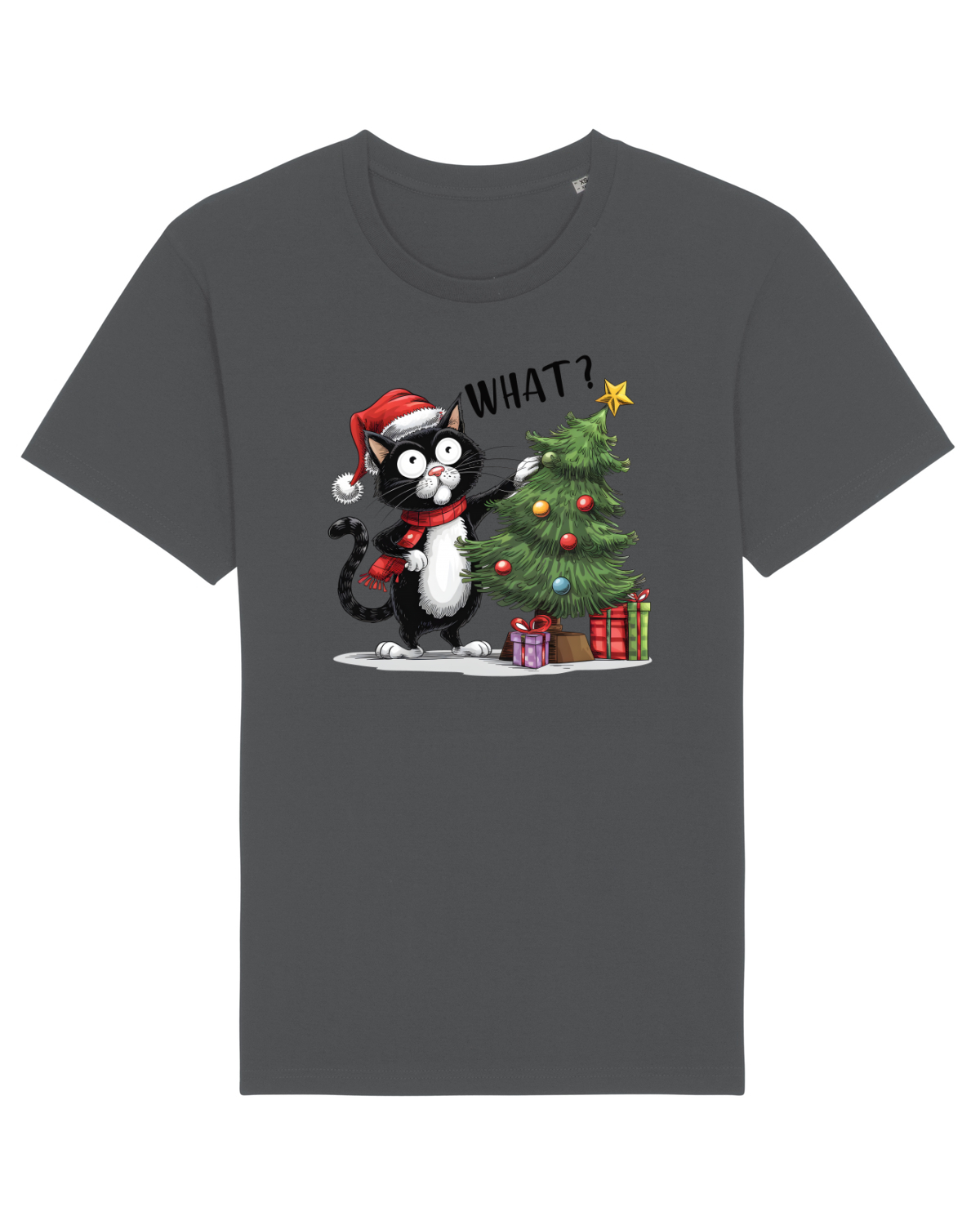 Tricou mânecă scurtă Unisex Rocker Anthracite