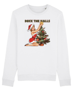 de Crăciun pentru femei cu atitudine - Deck the halls Bluză mânecă lungă Unisex Rise