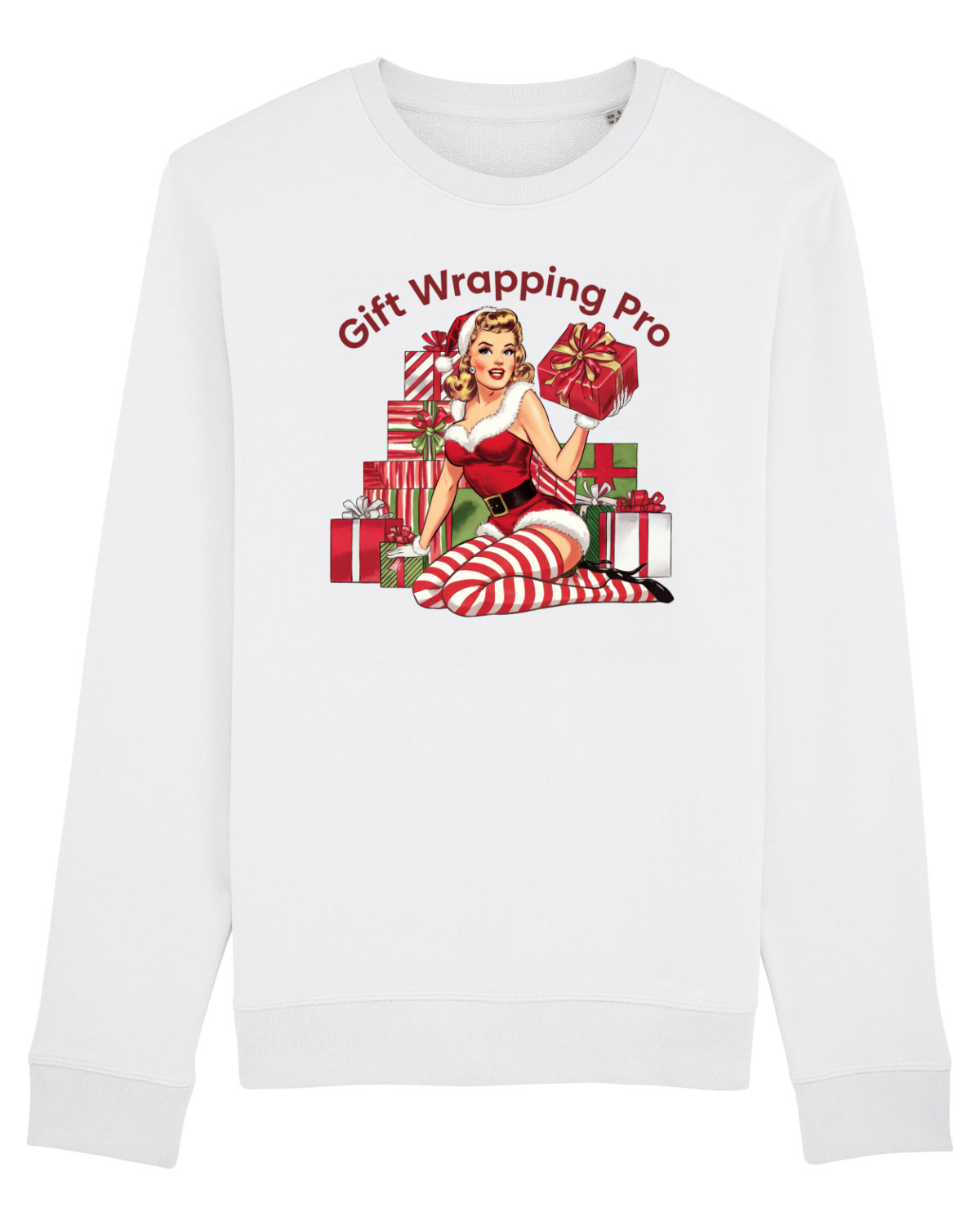 Bluză mânecă lungă Unisex Rise White