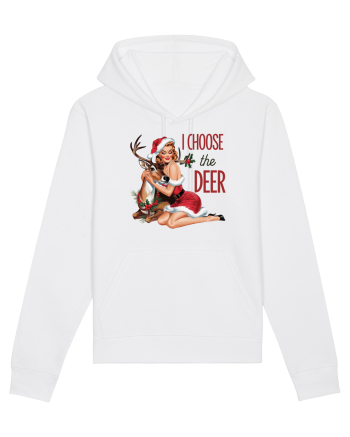de Crăciun pentru femei cu atitudine - I choose the deer White