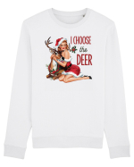 de Crăciun pentru femei cu atitudine - I choose the deer Bluză mânecă lungă Unisex Rise