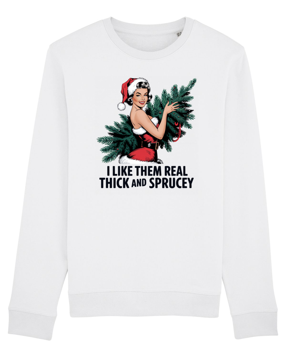 Bluză mânecă lungă Unisex Rise White